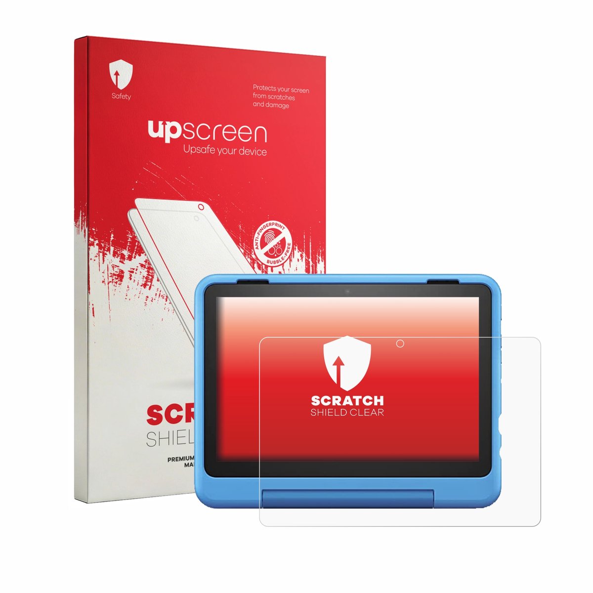 upscreen - Screenprotector voor Amazon Fire HD 8 Kids Pro 2024 (12. Gen.) - Folie Beschermfolie transparant
