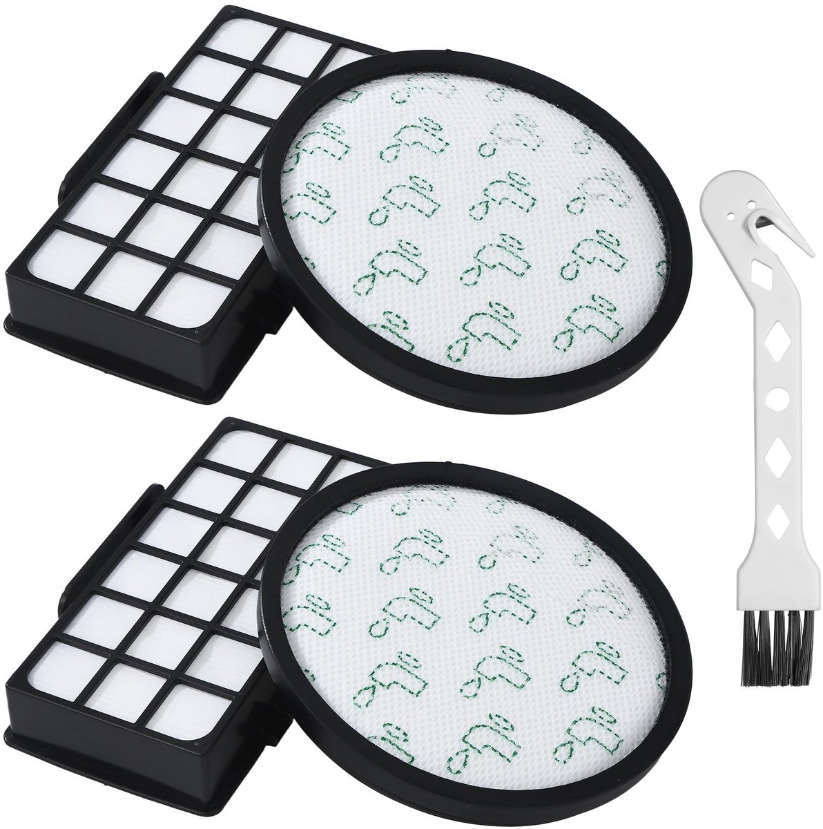 Elzusha - 2 HEPA Filters voor Rowenta Stofzuigers, Hoogwaardige Prestaties