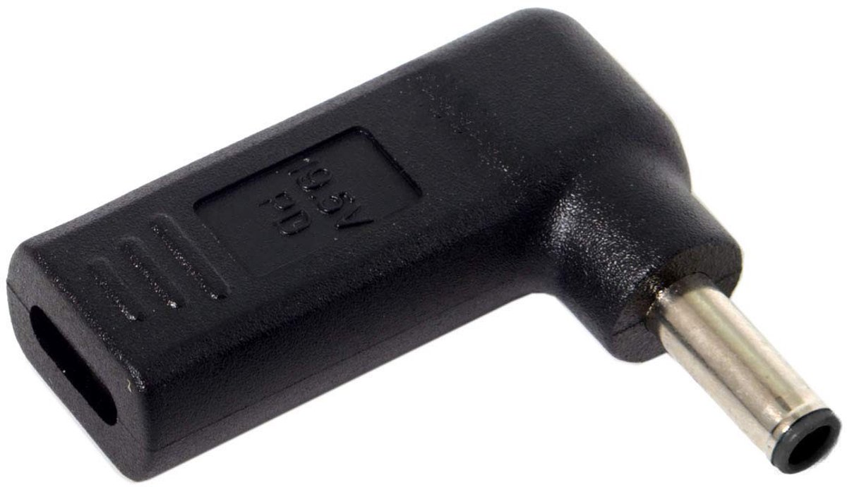 Elzusha - USB-C naar DC 4.5mm Adapter 90 Graden