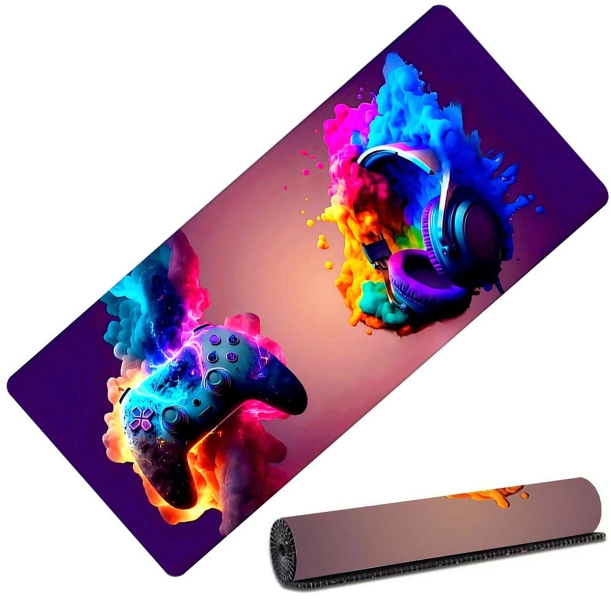 Elzusha - Gaming Muismat met Antislip Rubber Basis 80 x 30 cm