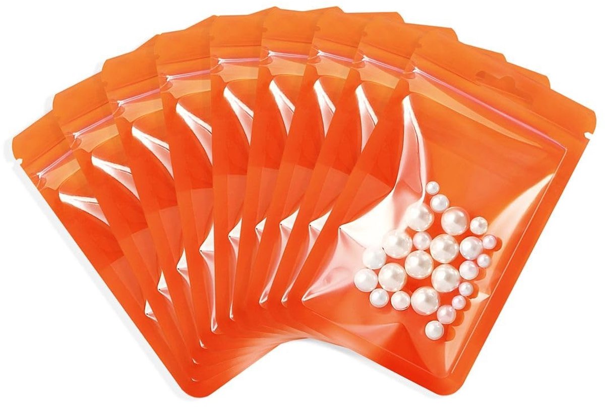 Elzusha - Resealable Mylar Zipper Bags, 100 Stuks, 16x24cm