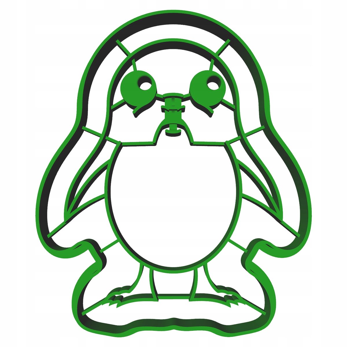 Star Wars Porg Koekjesvorm - Unieke Bakvorm voor Kinderen