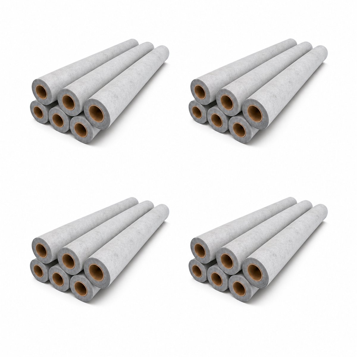 FlexxLine Zelfklevende Ondervloer geschikt voor Dryback Plak PVC - 24 Rollen / 156 m2