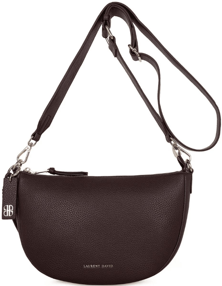 Laurent David Damescrossbody Estée Dark Brown | Bruin | Maat: One Size