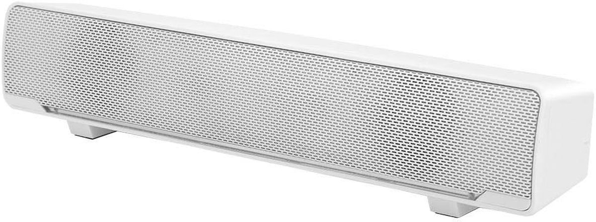 USB Soundbar Speaker - Stereo Geluid - Muziek Luisteren - 3D Stereo Geluid - 32 cm Lengte - Wit
