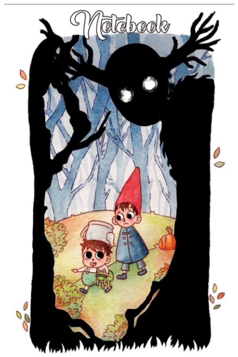 Over The Garden Wall Notebook: 6"x9" inches, soft cover, 110 pages, lined journal for use home, shool, office - ShopVlot