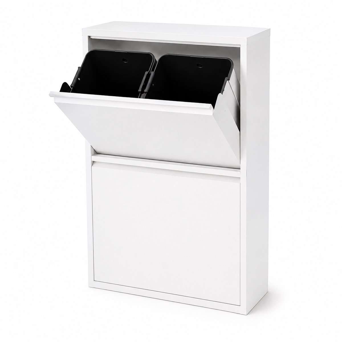 Vuilnisbak - 4x 18 l - wit