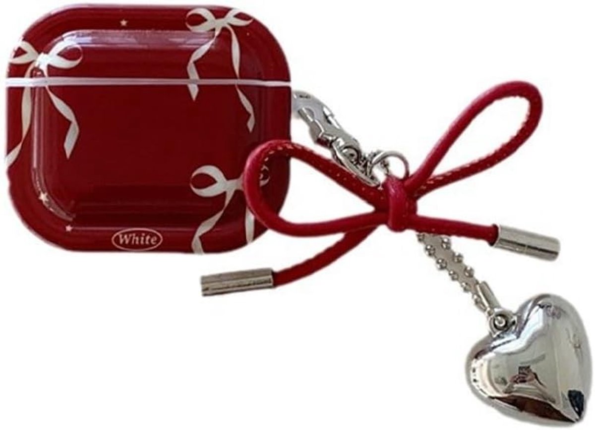 Stijlvolle Oordopjes Case met Sleutelhanger, Schokbestendig en Valbestendig Design voor Vrouwen en Meisjes