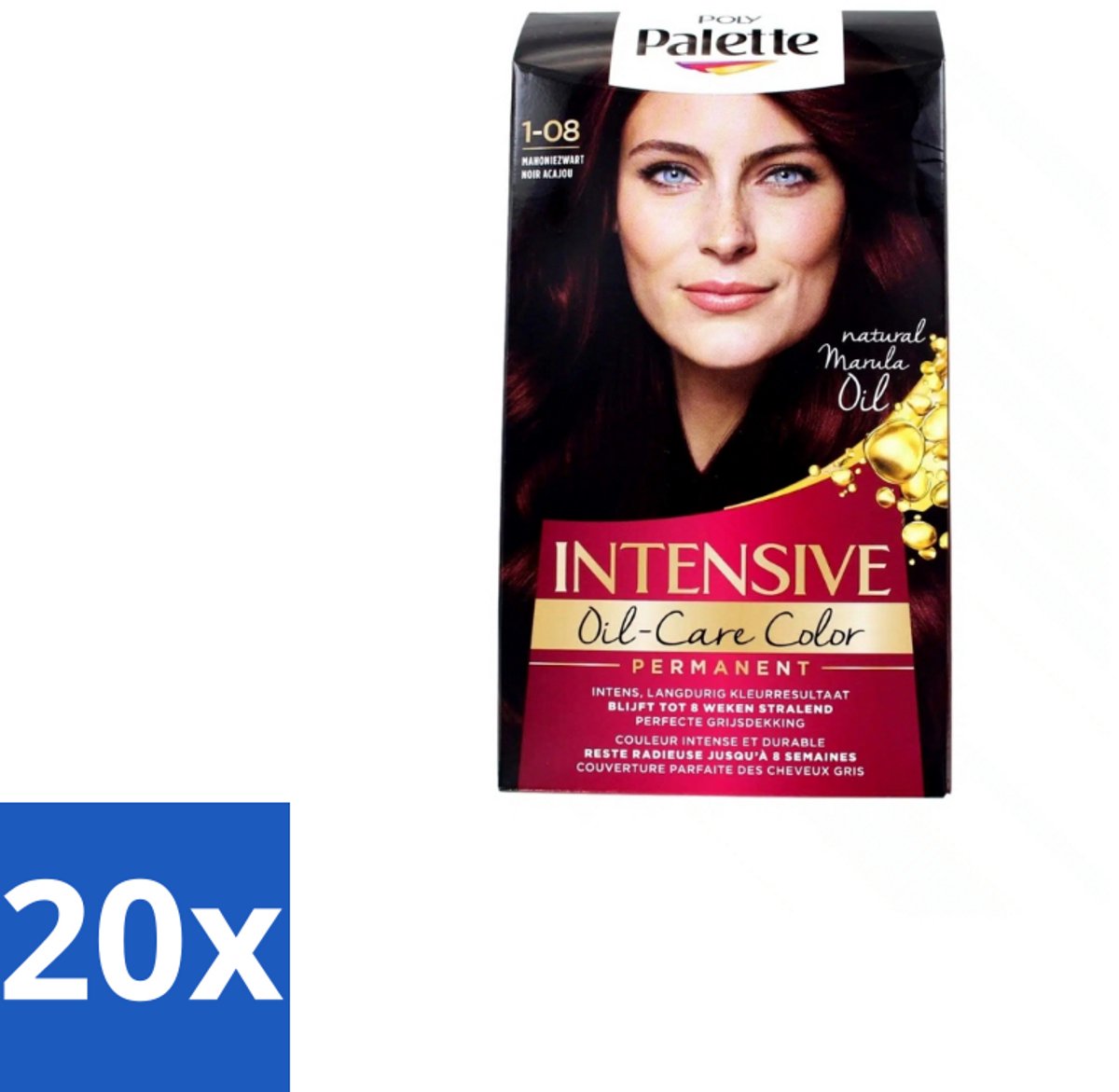 Poly Palette – Haarverf – 45505 Mahoniezwart – 115 ml - Bulkverpakking - 20 stuks