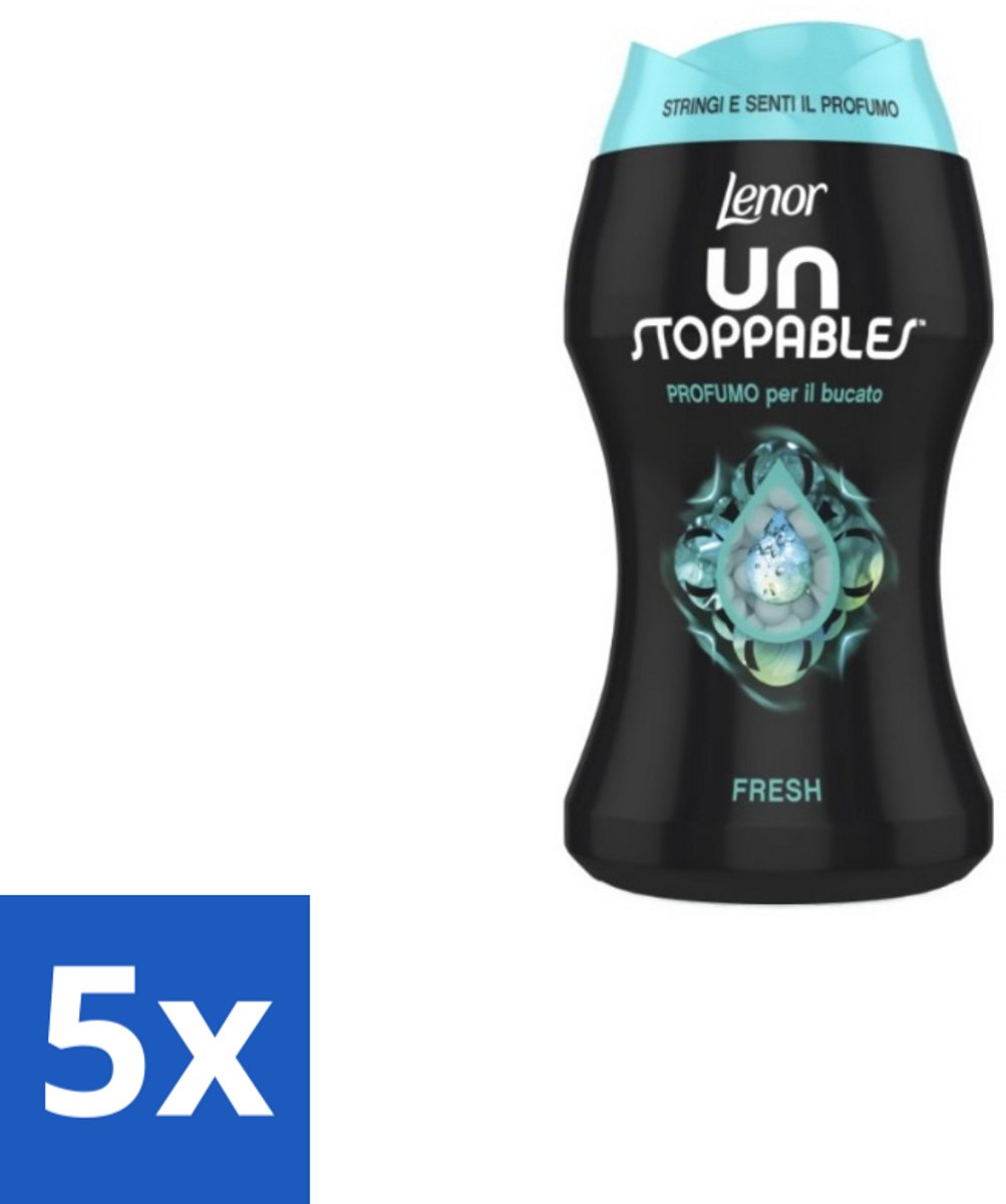 Lenor Unstoppables – Geurbooster – Fresh - 10 Wasbeurten - 140 g - Bulkverpakking - 5 stuks