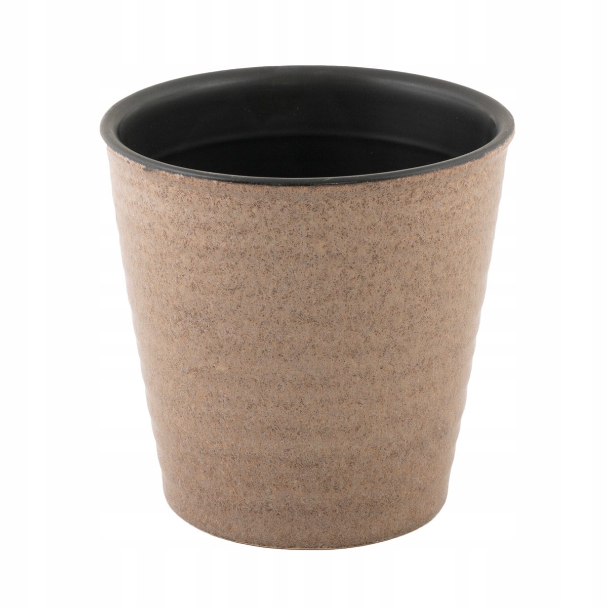 Merkloze Keramische Pot, Bronskleurig, Ø 14 cm