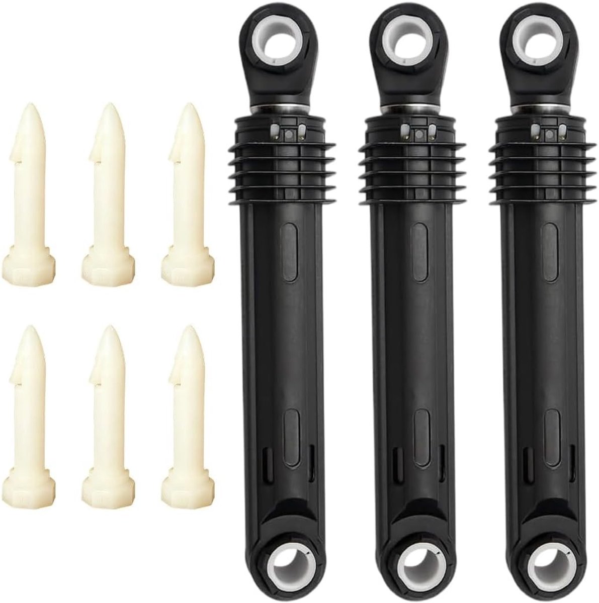 Set van 3 schokdempers voor wasmachines, vervangende schokabsorbers voor optimale demping en stabiliteit