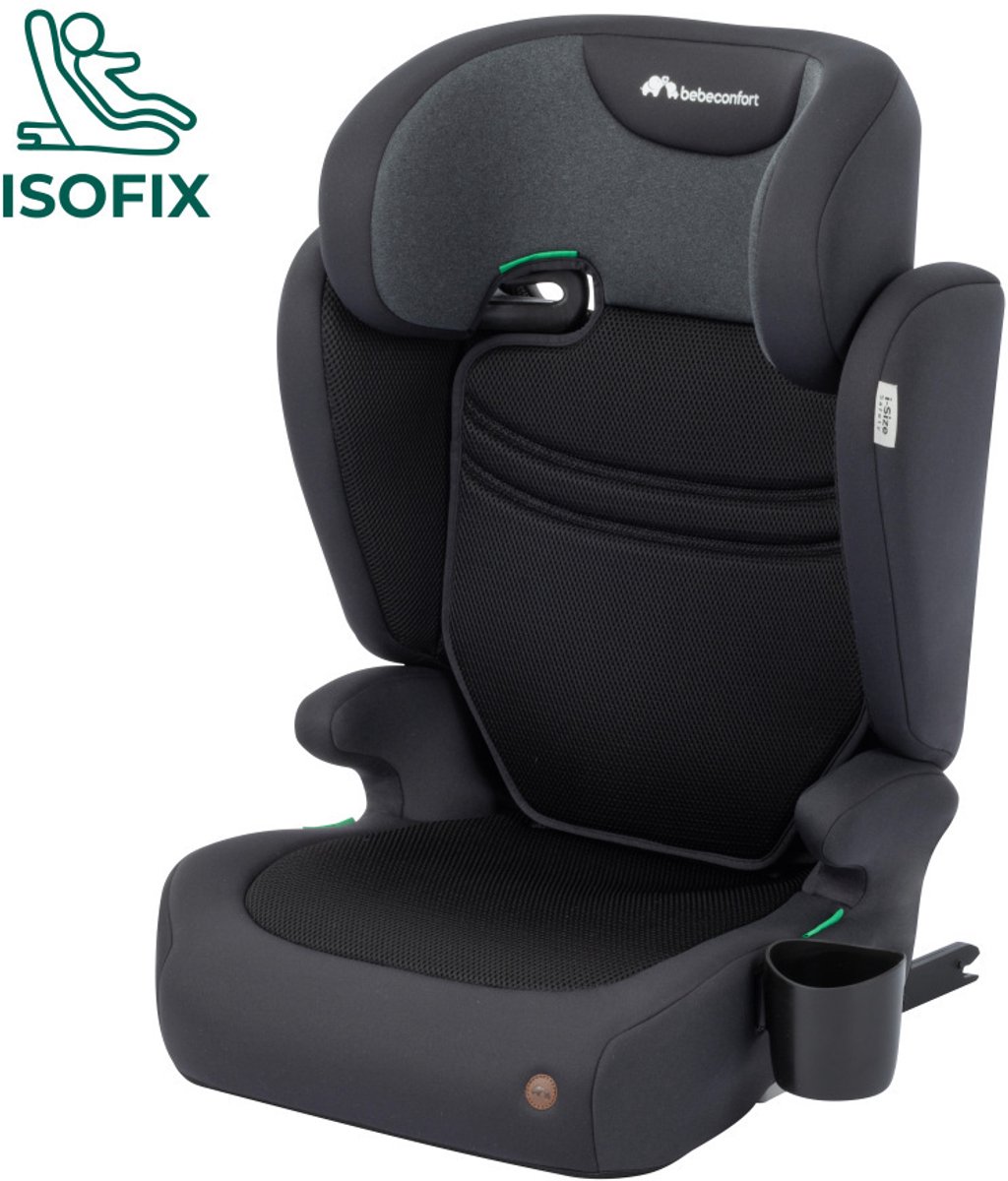 Bebeconfort Evo 2-in-1 i-Size Autostoeltje - Tinted Black - Vanaf ca. 3,5 jaar tot 12 jaar