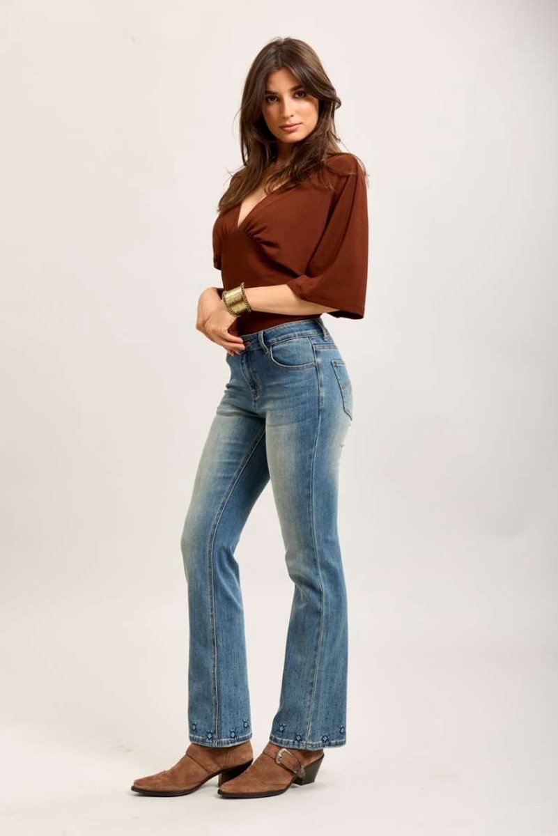 Broek Toxik3 - straight fit vintage jeans