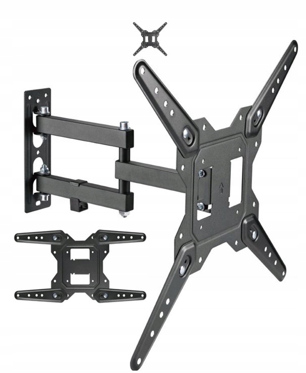 Draaibare TV-muurbeugel voor 32-inch schermen, 22 kg belastbaar