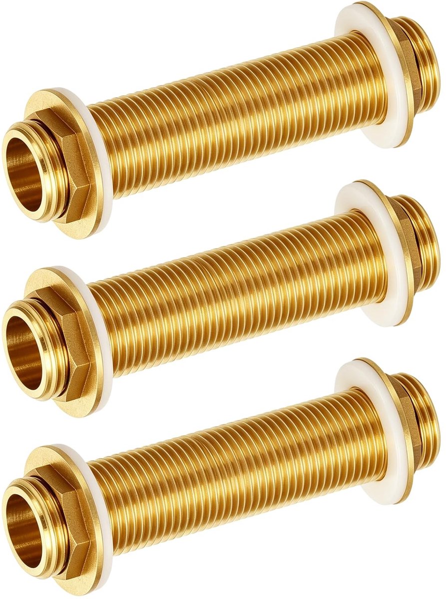 Elzusha - Messing Schroefverbinding 3/4 Inch - Inclusief Silicoon Seal