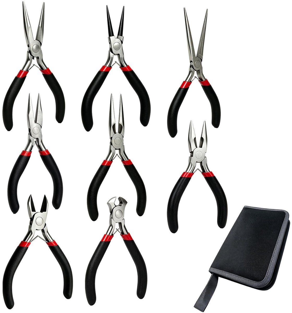 Elzusha - Set van 8 Mini Tangens voor DIY en Reparaties