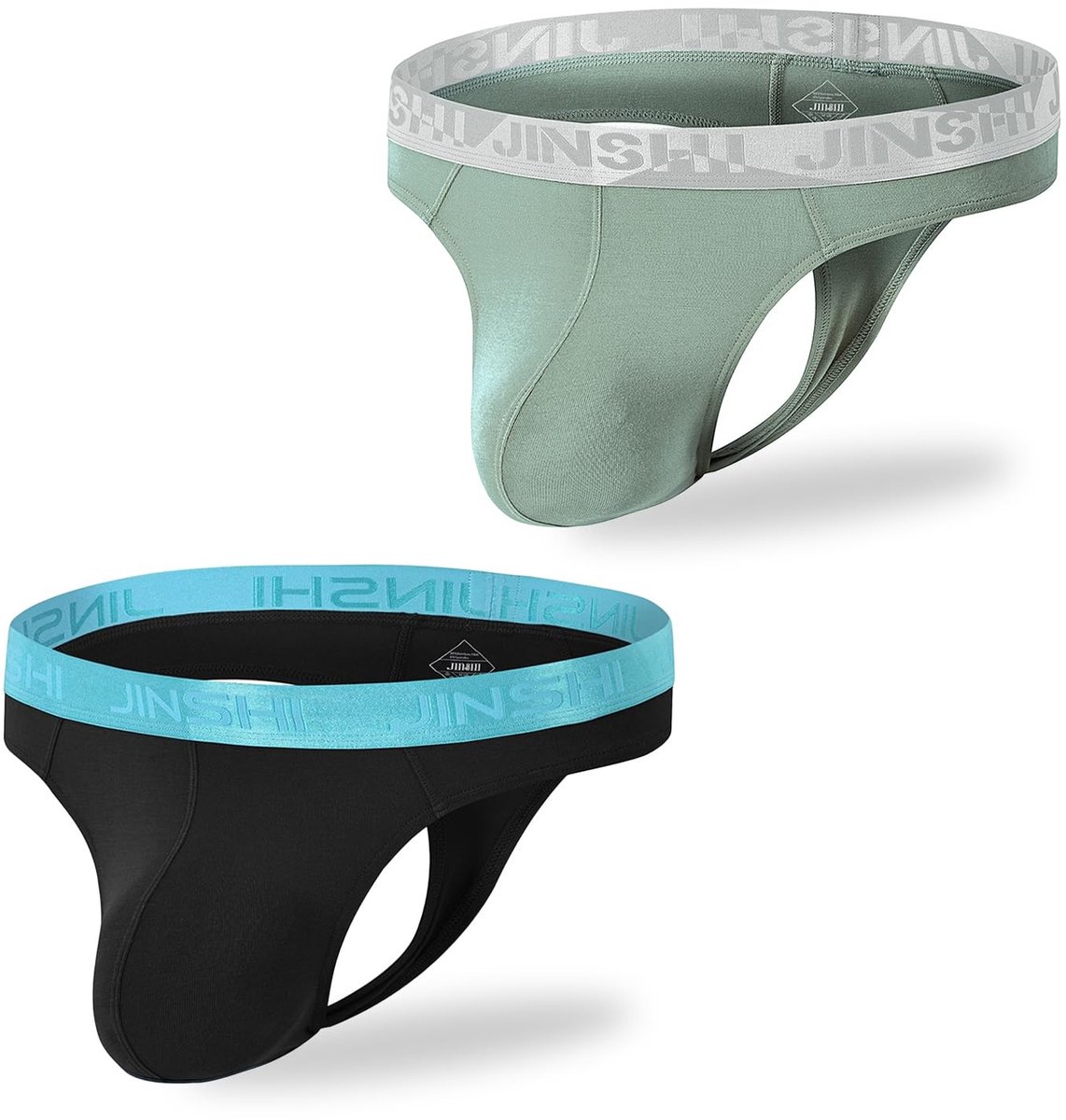 Elzusha - Heren G String Thong - Lage Taille - Bamboe Ondergoed - Multi-Pack