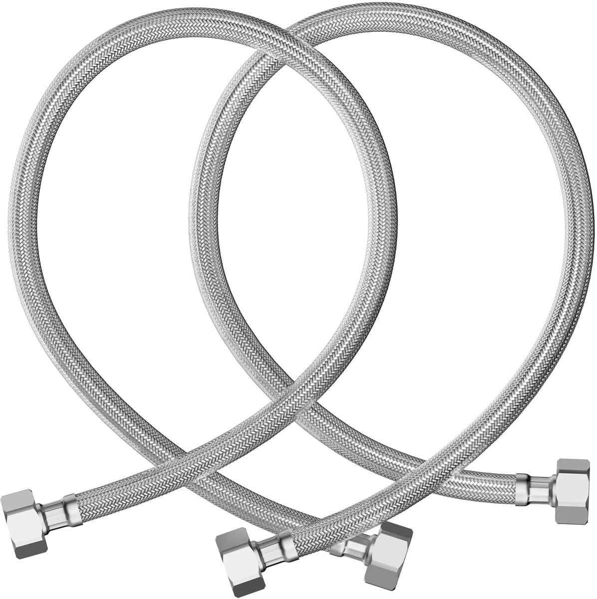 Elzusha - Flexibele Slang, 2 Stuks, 1/2 Inch, 100 cm