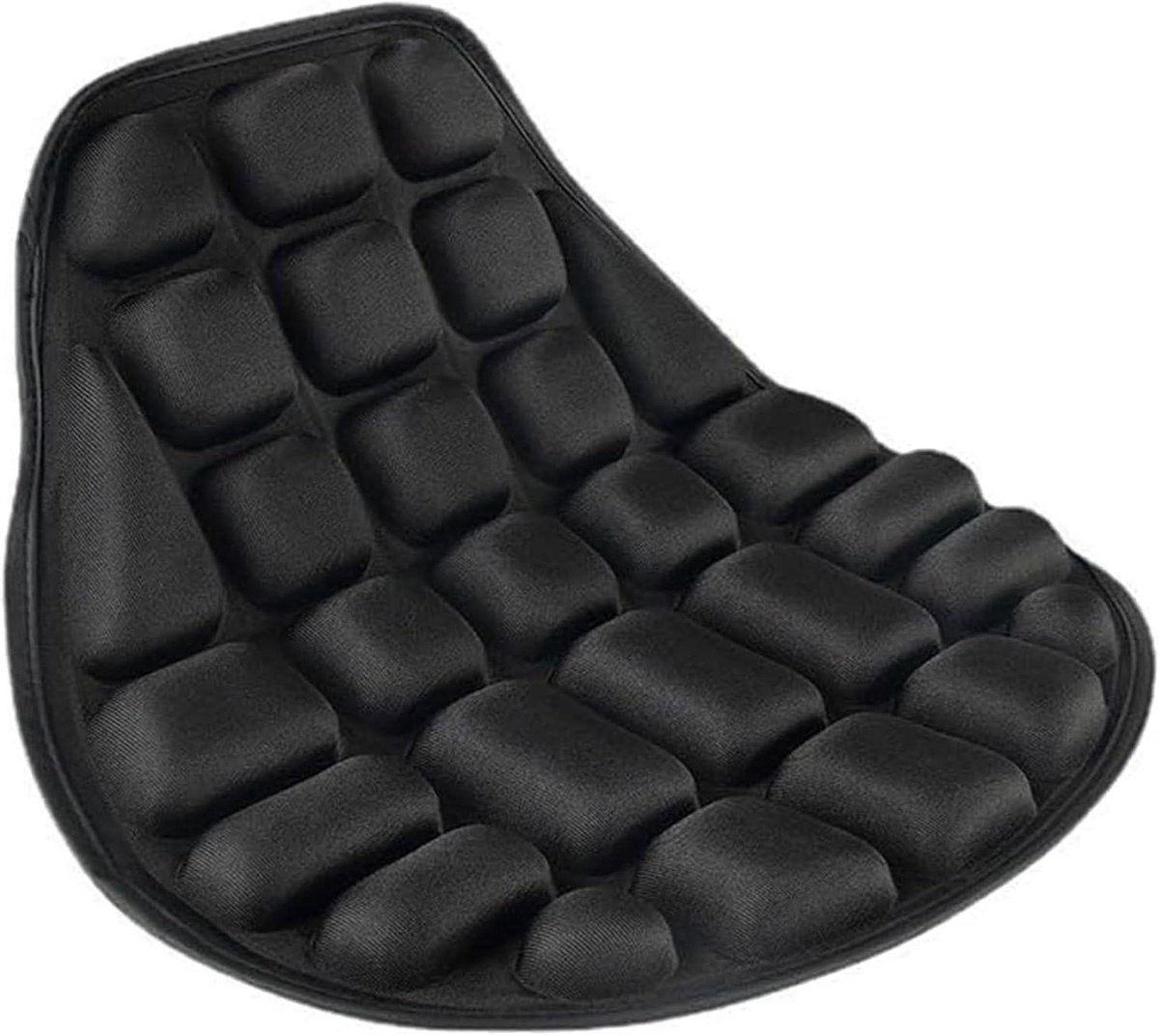 Motorfiets Zadelkussen - Comfort Kussen - Lange Ritten - Schokabsorberend Ademend - Universeel - Zwart