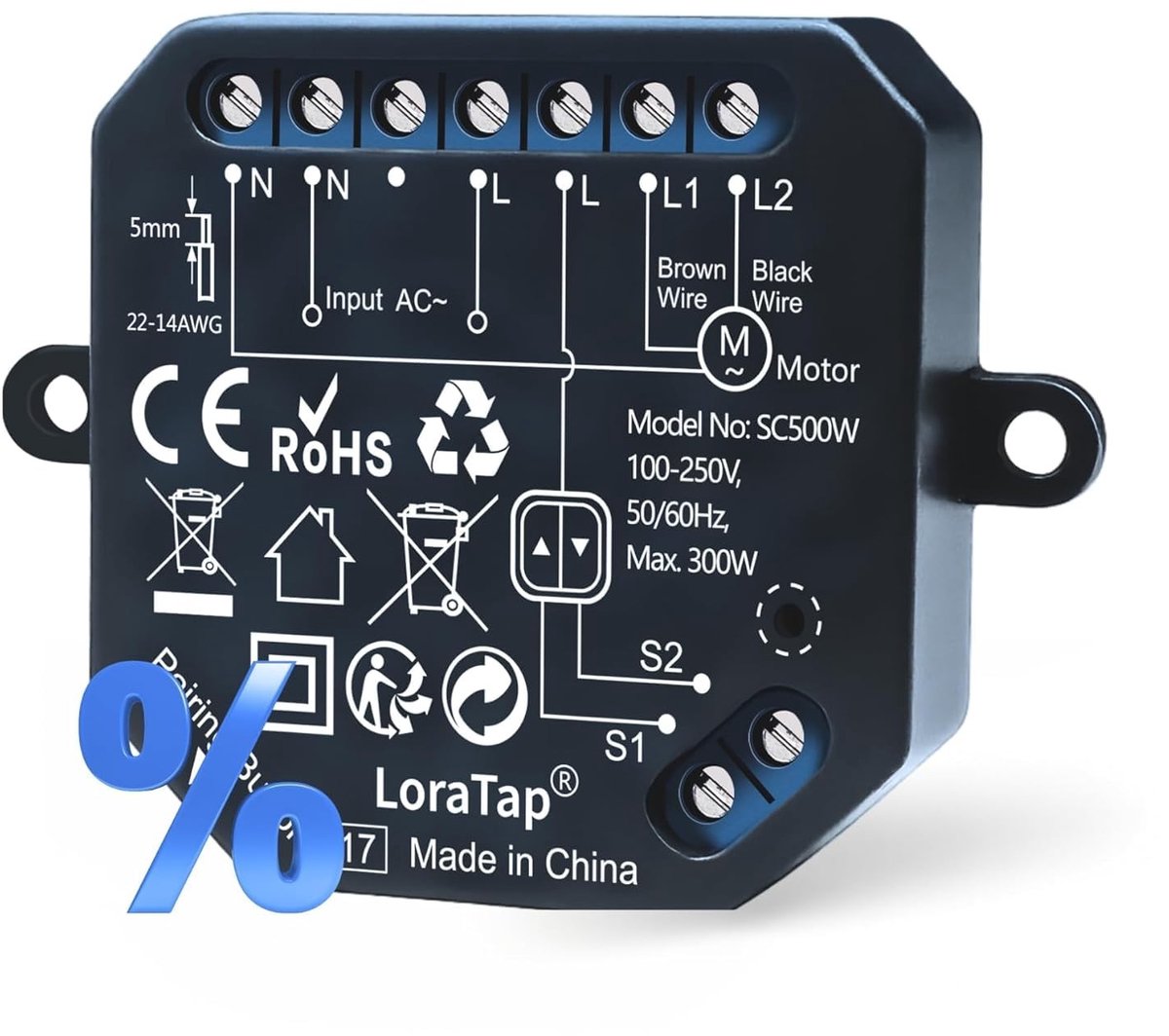 Solidchoice - Slimme WiFi Shutter Module met Alexa Controle