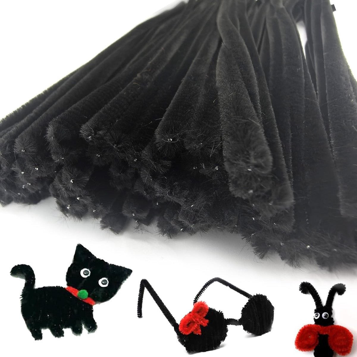 Solidchoice - 100 Stuks Creatieve Pipe Cleaners voor Knutselen