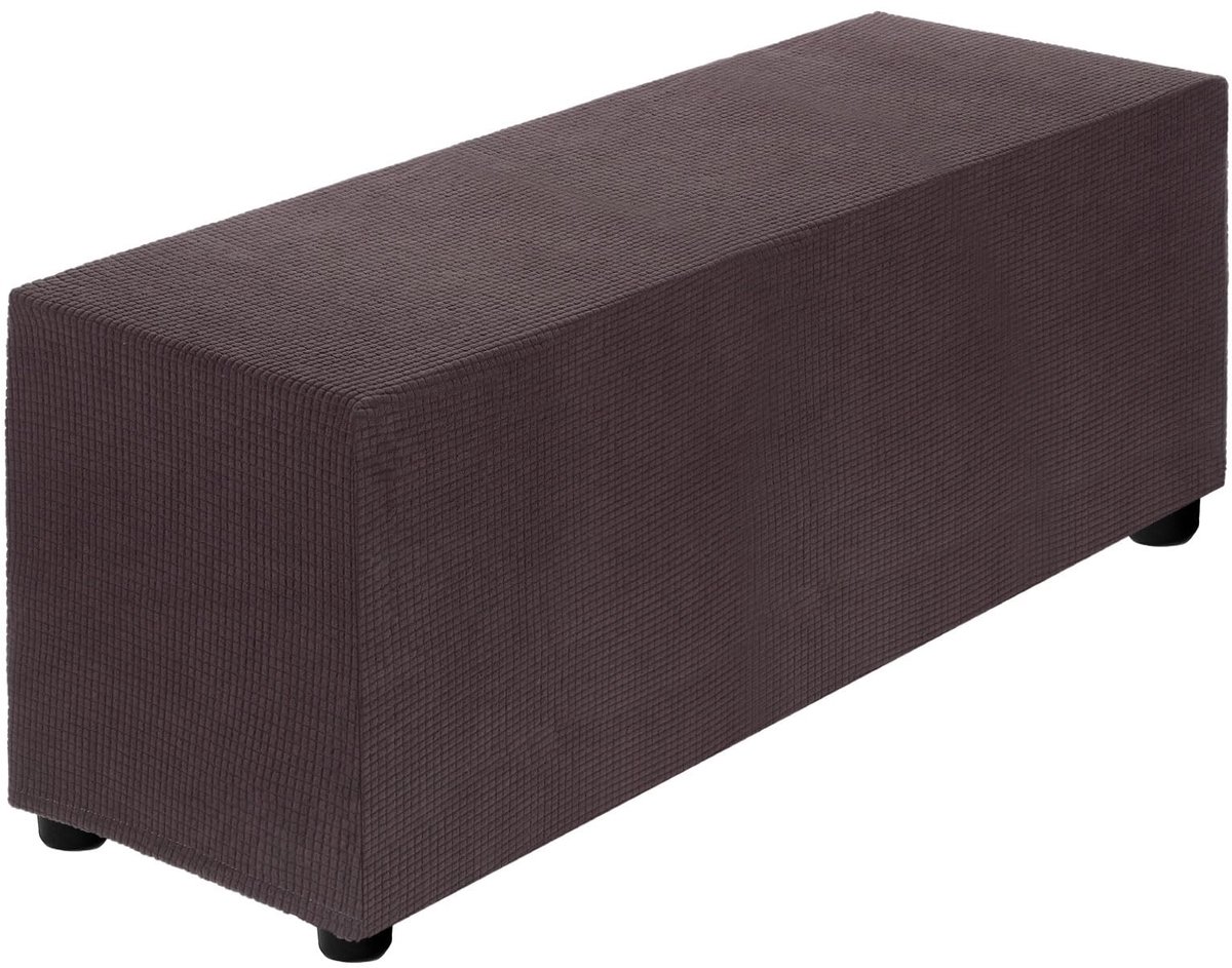 Solidchoice - Stretch Ottoman Cover Rectangular voor Voetensteun in Woonkamer en Slaapkamer