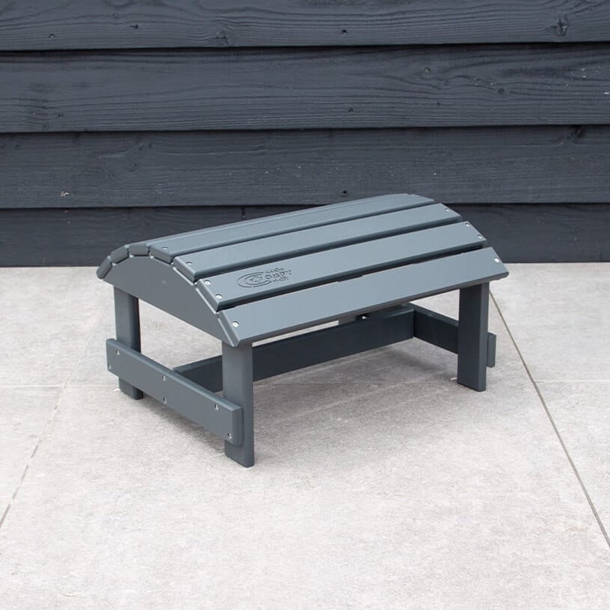 Originele Adirondack Voetenbank | Kunststof | Grijs | Foot-Stool | Binnen 2-5 werkdagen geleverd | 10 jaar garantie | Canada Comfy Chair