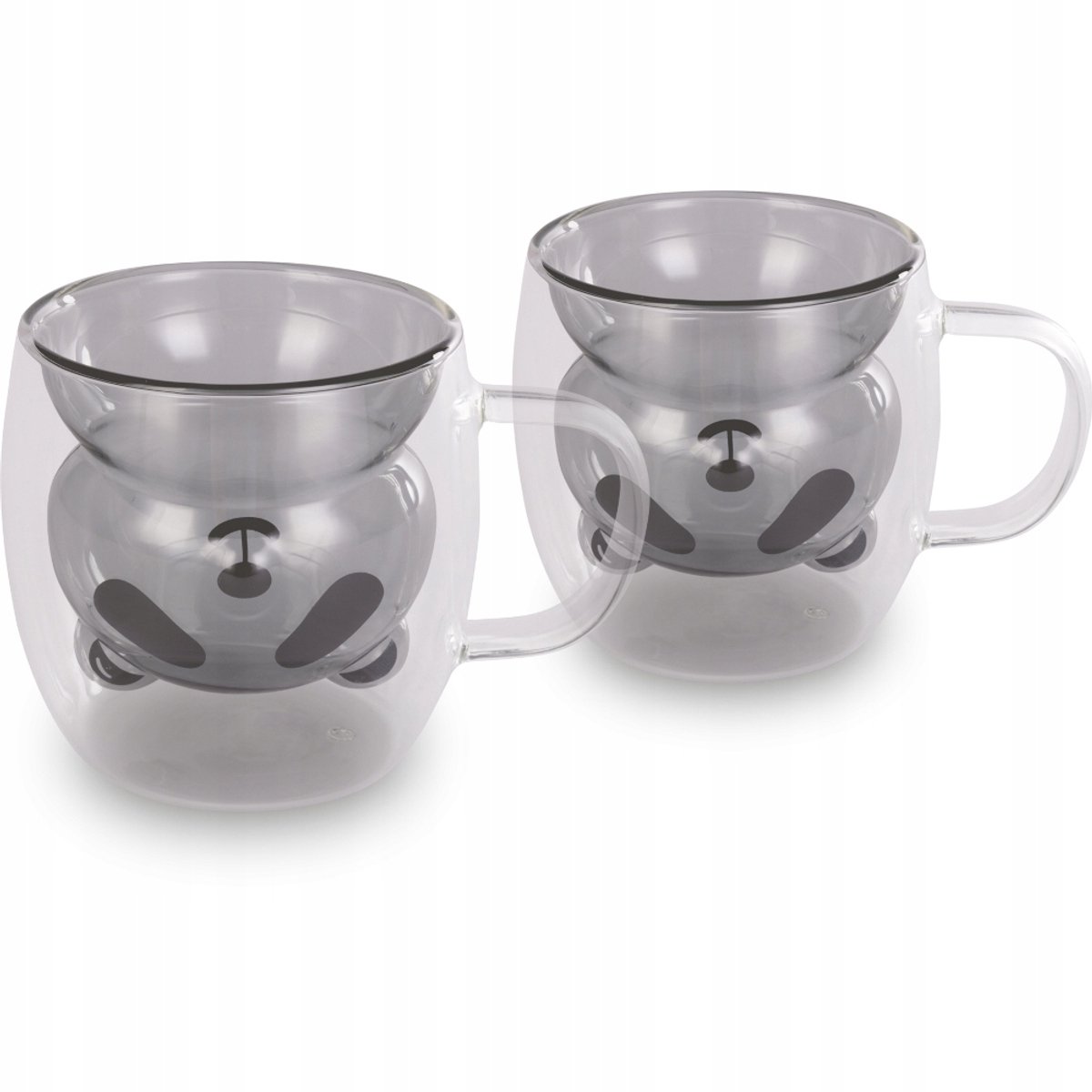Lamart Dubbelwandige Glazen Panda 230ml - Set van 2