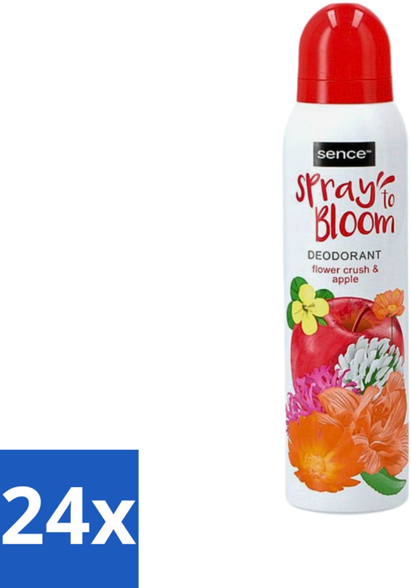 Sence - Body-X Women - Deodorant - Spray - 150 ml - Voordeelverpakking - 24 stuks