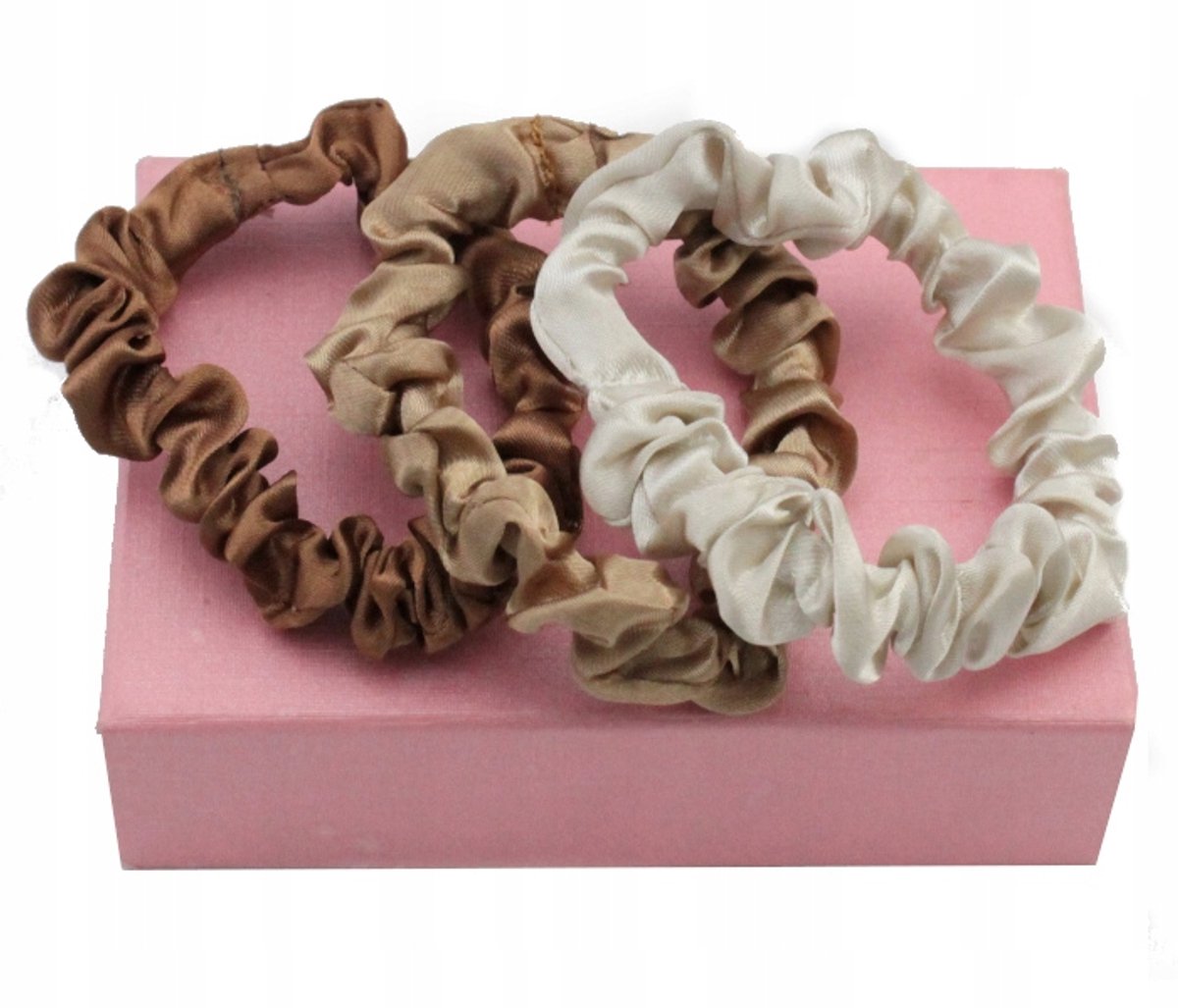 Zijde Scrunchies Haarband Set - 3 stuks