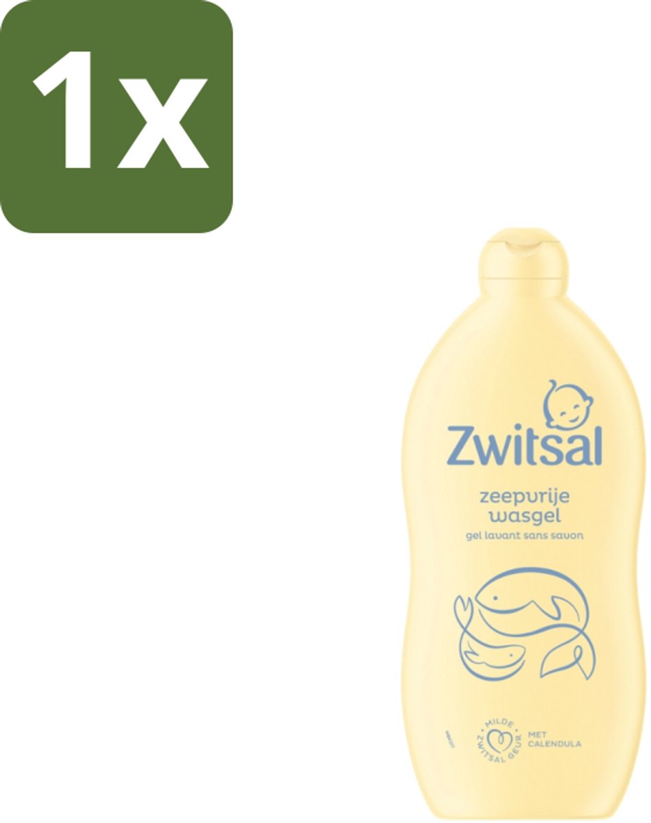 1 x Zwitsal Wasgel 700 ml - Baby Wasgel - Zeepvrije Wasgel - Babyhuid Verzorging - Calendula Wasgel - Anti-prik Wasgel