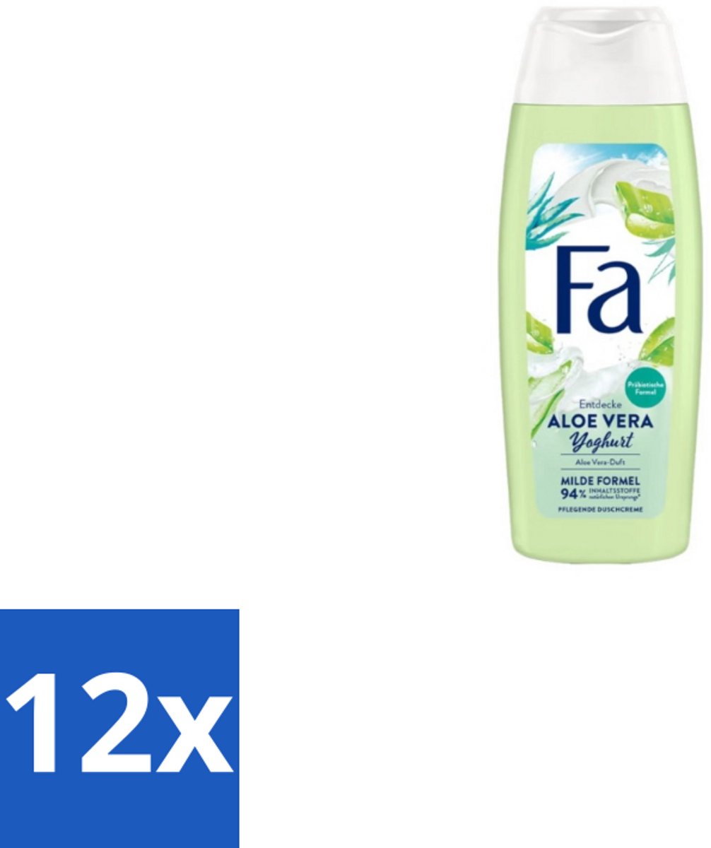 Fa – Douchegel – Yoghurt Aloe Vera – 250 ml - Voordeelverpakking - 12 stuks