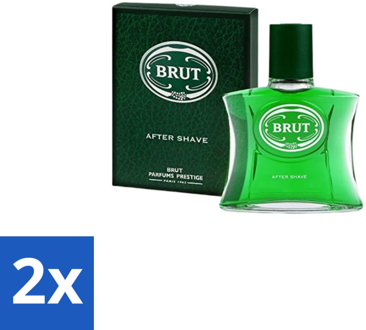 2 x Brut for Men – Aftershave Lotion – 100 ml - Aftershave - Herenverzorging - Klassieke Geur - Scheren - Huid Verzorgen