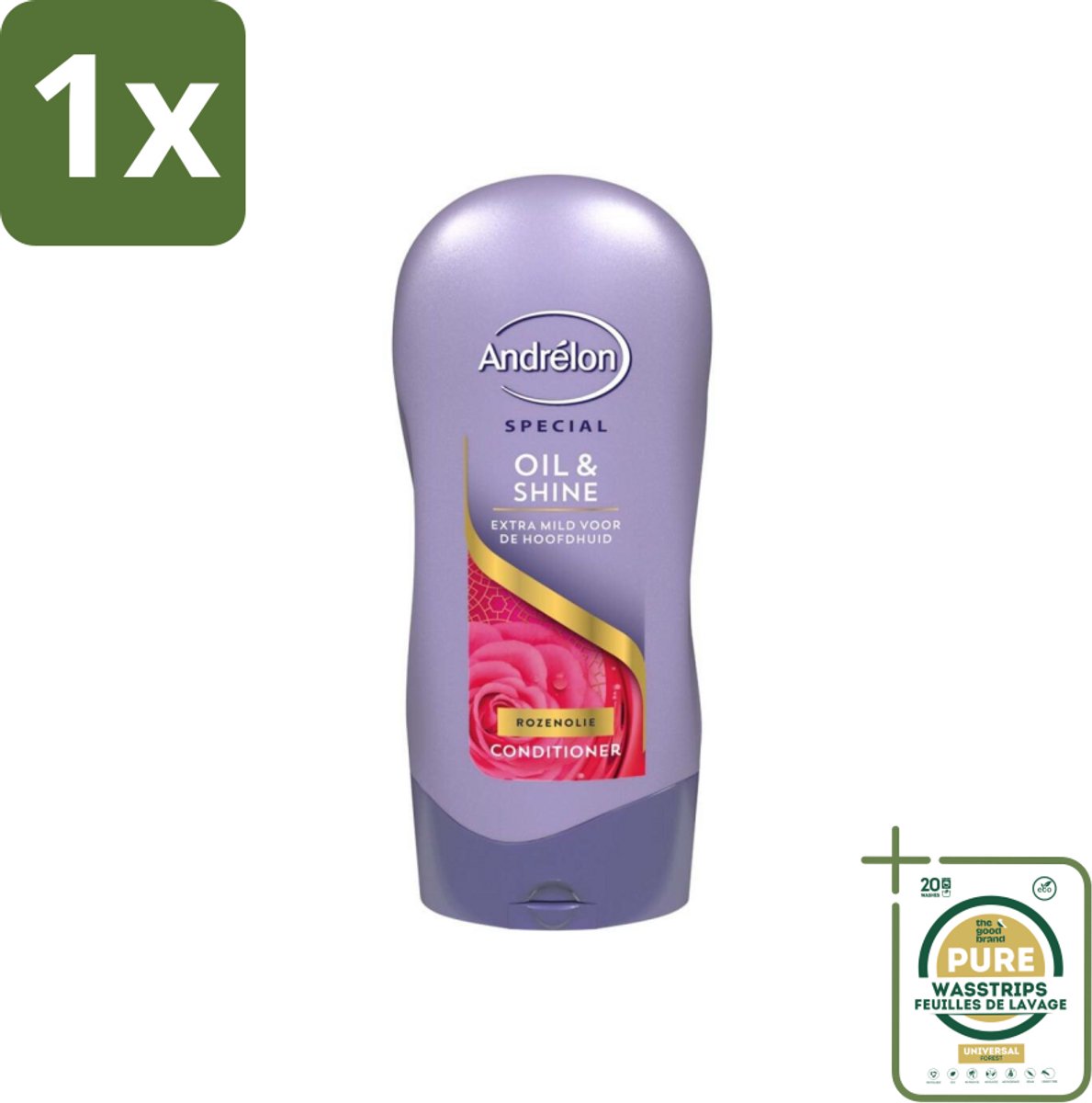 1 x Andrélon Conditioner Oil & Shine 300 ml- Haarkleur - Haartype - Haarschade - Haartype - Haarschade