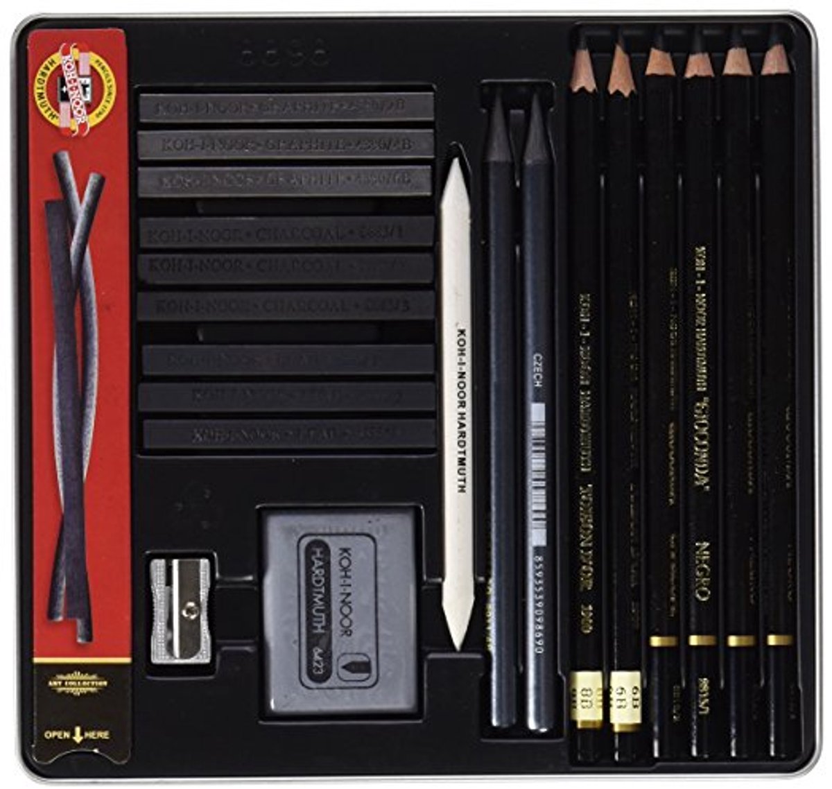 Koh i noor Gioconda Art Set zwarttinten 23 st