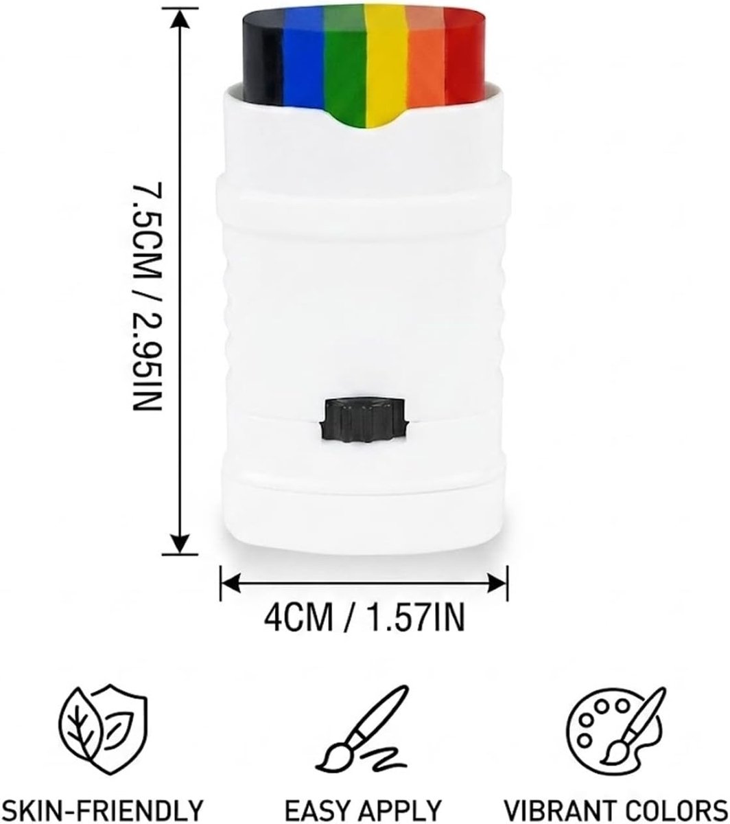 Vibrante Gezichtsschildering - Huidvriendelijke Make-up voor Carnaval, Festivals en Pride Evenementen, Makkelijk aan te brengen en Langdurig