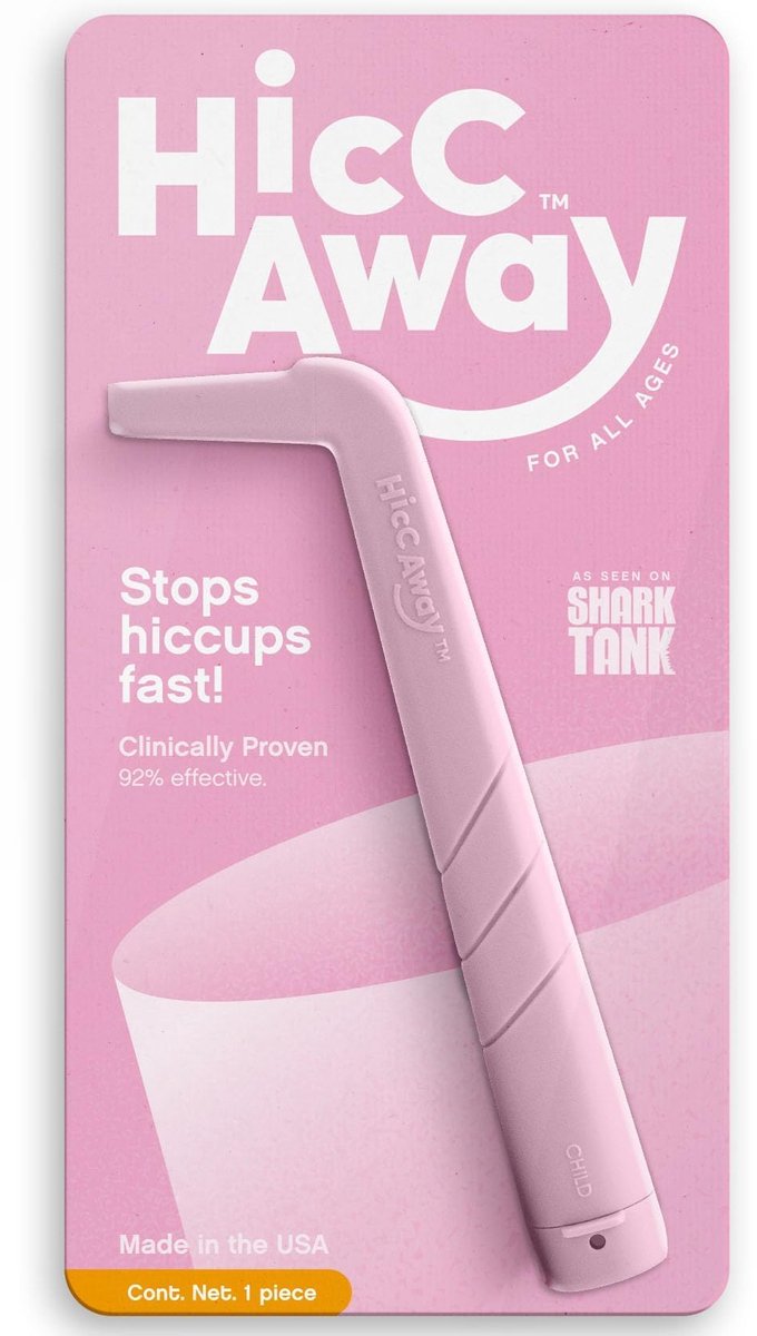 HiccAway Hiccup Stro - Stopt de hik natuurlijk en snel - Zoals te zien op Shark Tank - ShopVlot