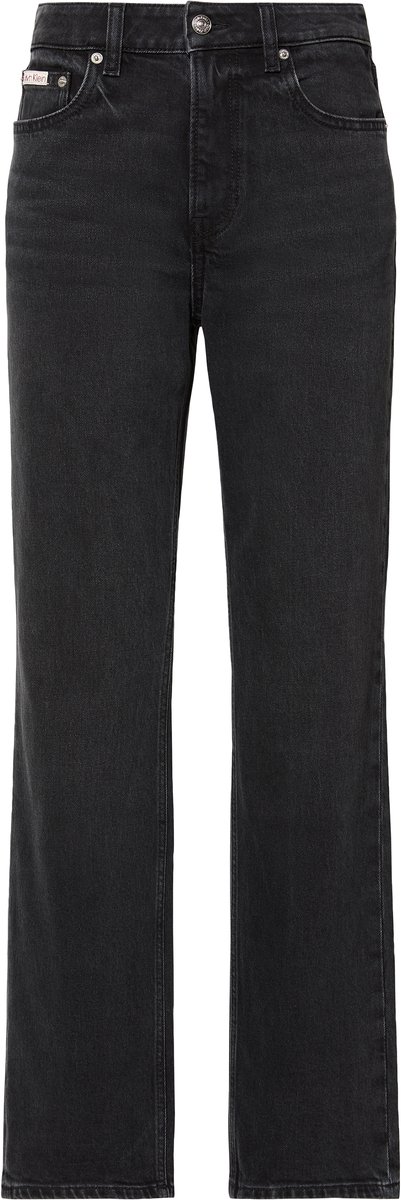 Calvin Klein Jeans High Rise Straight Midnight Blac