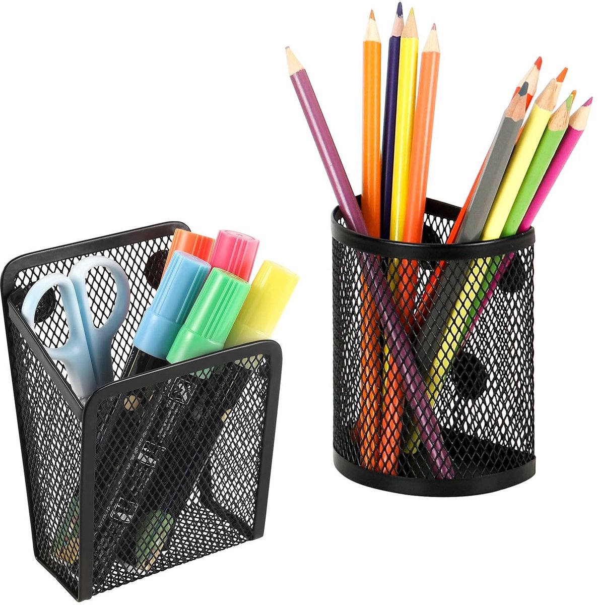 Elzusha - Magnetische Pennenhouder voor Organisatie van Kantoorbenodigdheden (Set van 2)