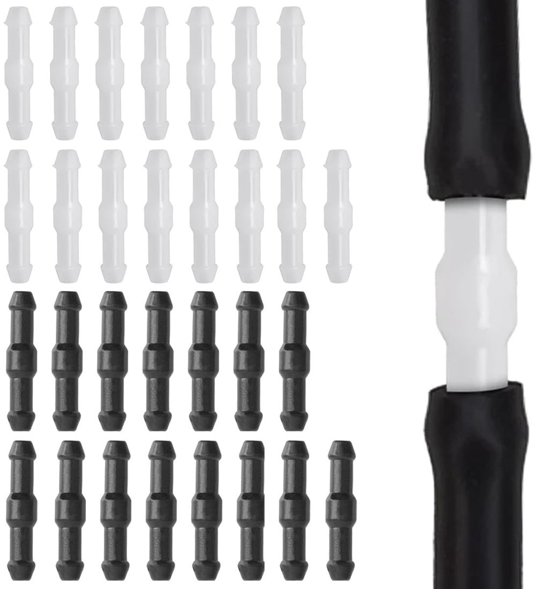 Elzusha - Set van 30 Universele Slangkoppelingen voor Ruitensproeisysteem