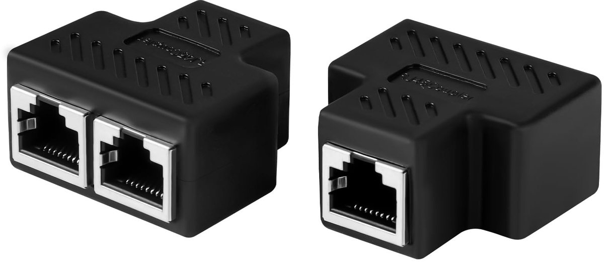 Elzusha - RJ45 Ethernet Splitter 2 Stuks