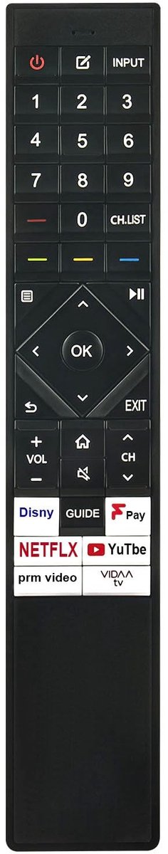 Elzusha - Vervangende Afstandsbediening voor Hisense Smart TV