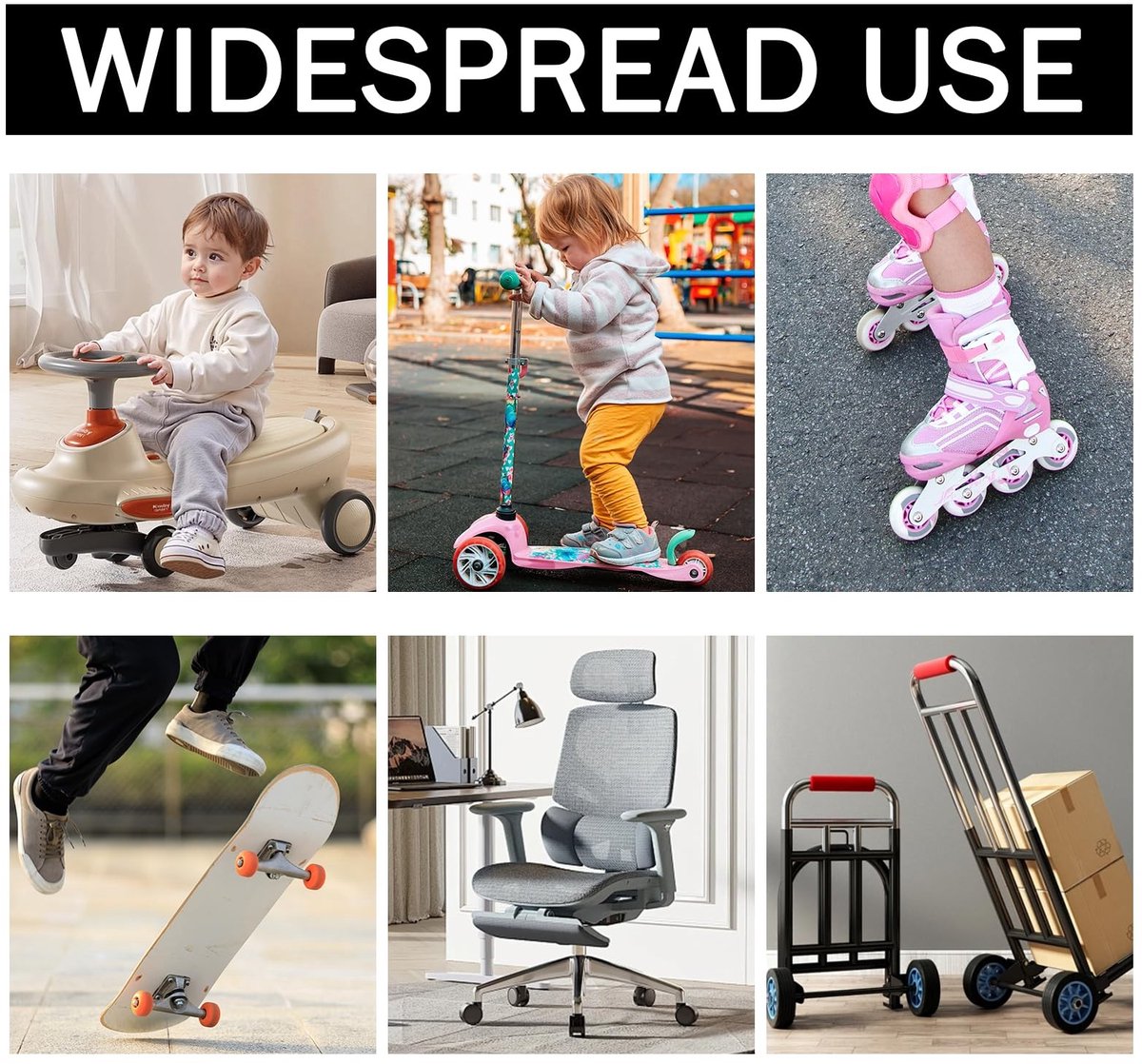 Elzusha - Set van 20 Miniatuur Bal Lagers voor Skateboards en Inline Skates