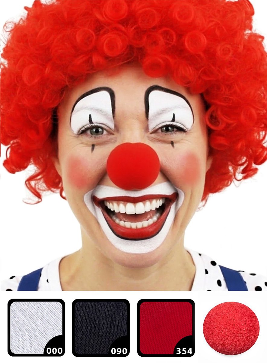 Make-upset carnaval clown