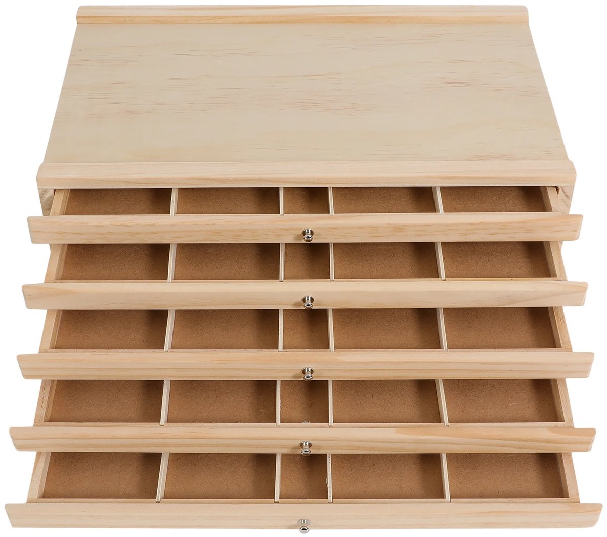 Seth Select Houten ladenkast - Make up organizer kast - Ladenkast voor sieraden - Opbergdoos met laden - 5 laags