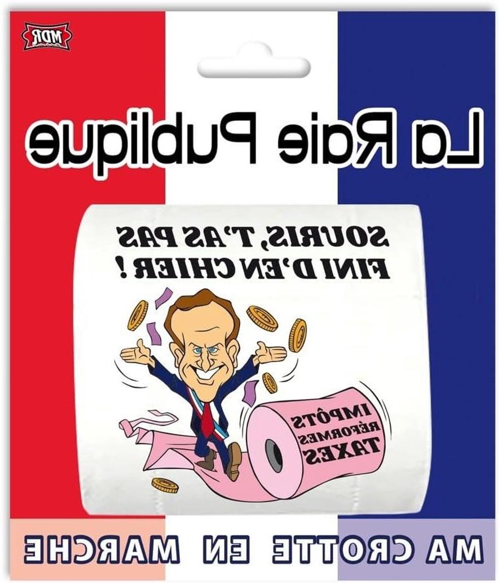 Humor Toiletpapier - Grappig WC Papier - Cadeau Geven - Bedrukt met Tekst - 300 Vellen - Wit