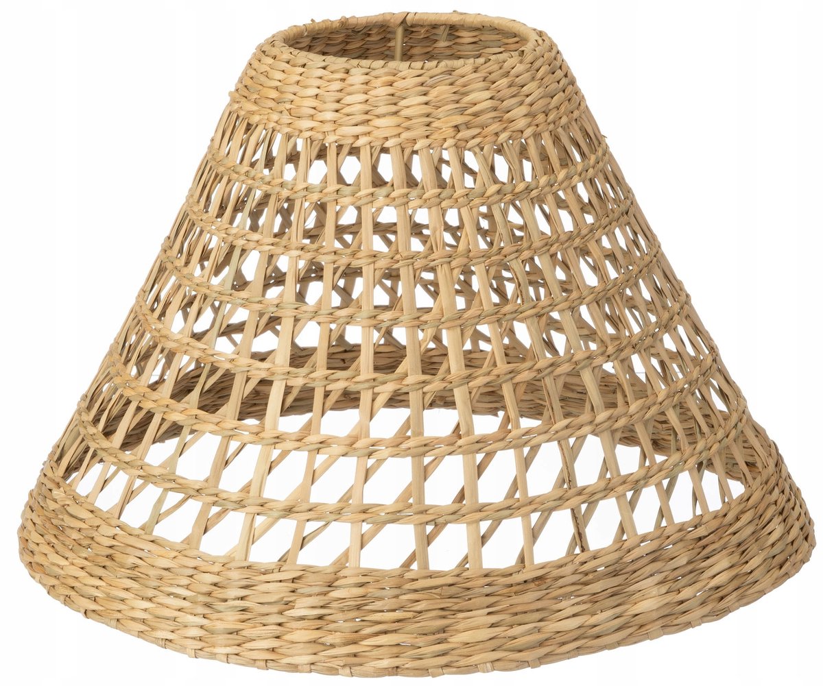 Handgemaakte Boho Lampenkap 30cm Zeegras - Natuurlijke Sfeer