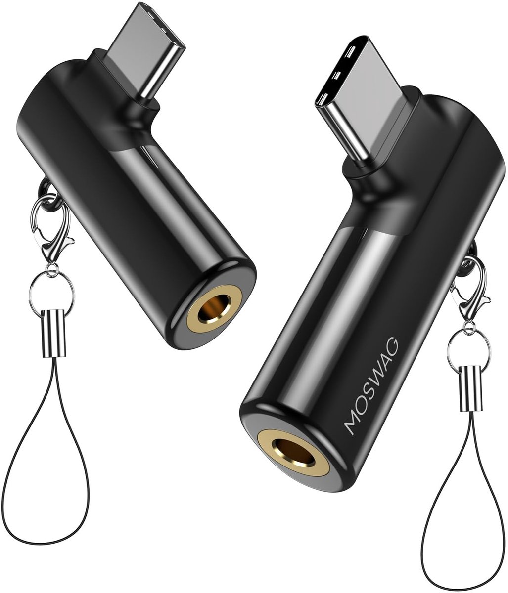 Omgoods - USB C naar 3.5mm Jack Adapter voor Audioapparaten
