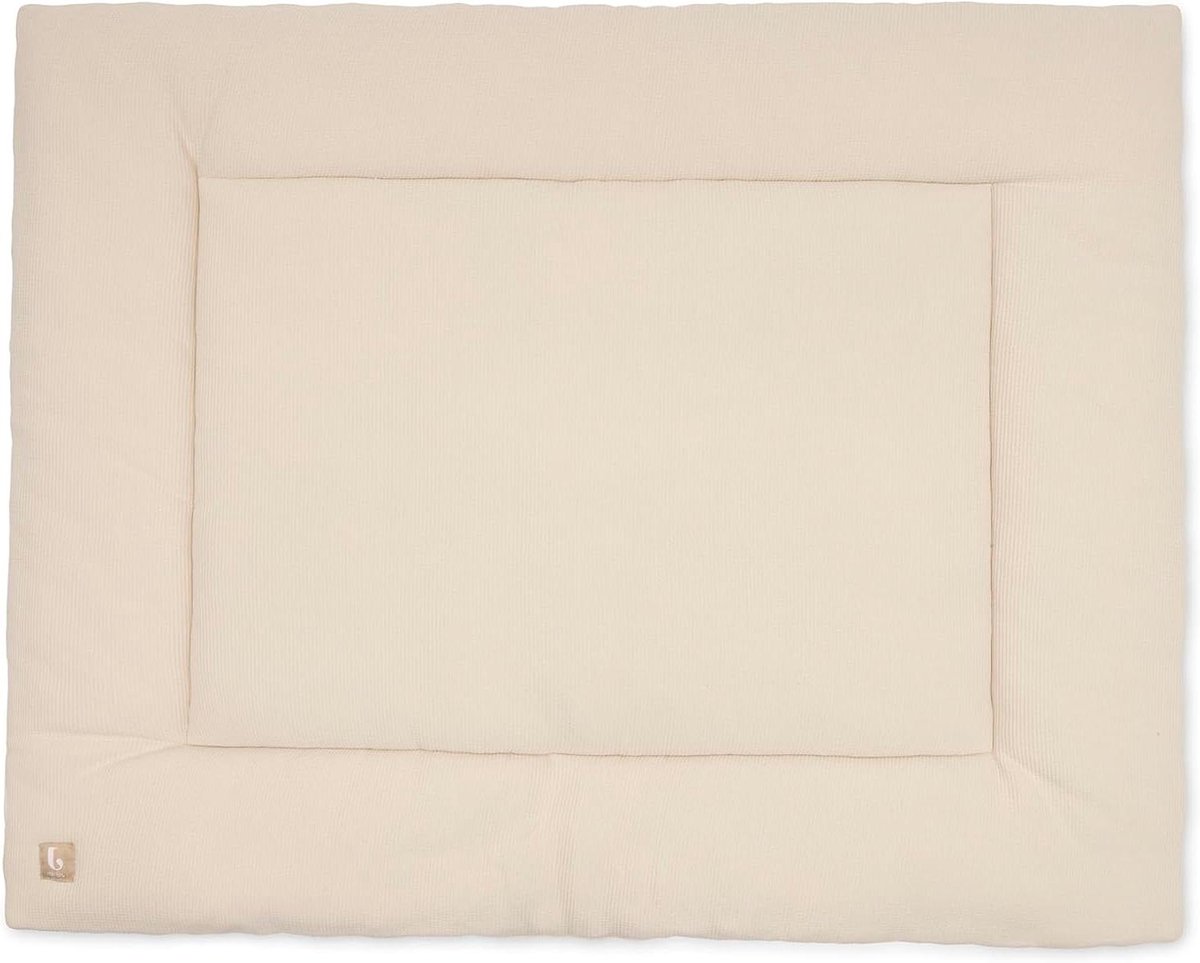 Baby Boxkleed - Speelkleed Box - Baby Spelen - Omkeerbaar Wafelpatroon - 75x95cm - Warm Zand
